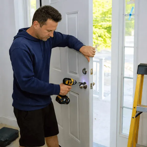 Emergency door repair service for doors that won't lock